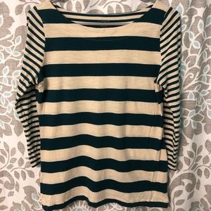 Ann Taylor Loft Striped Long-sleeve shirt